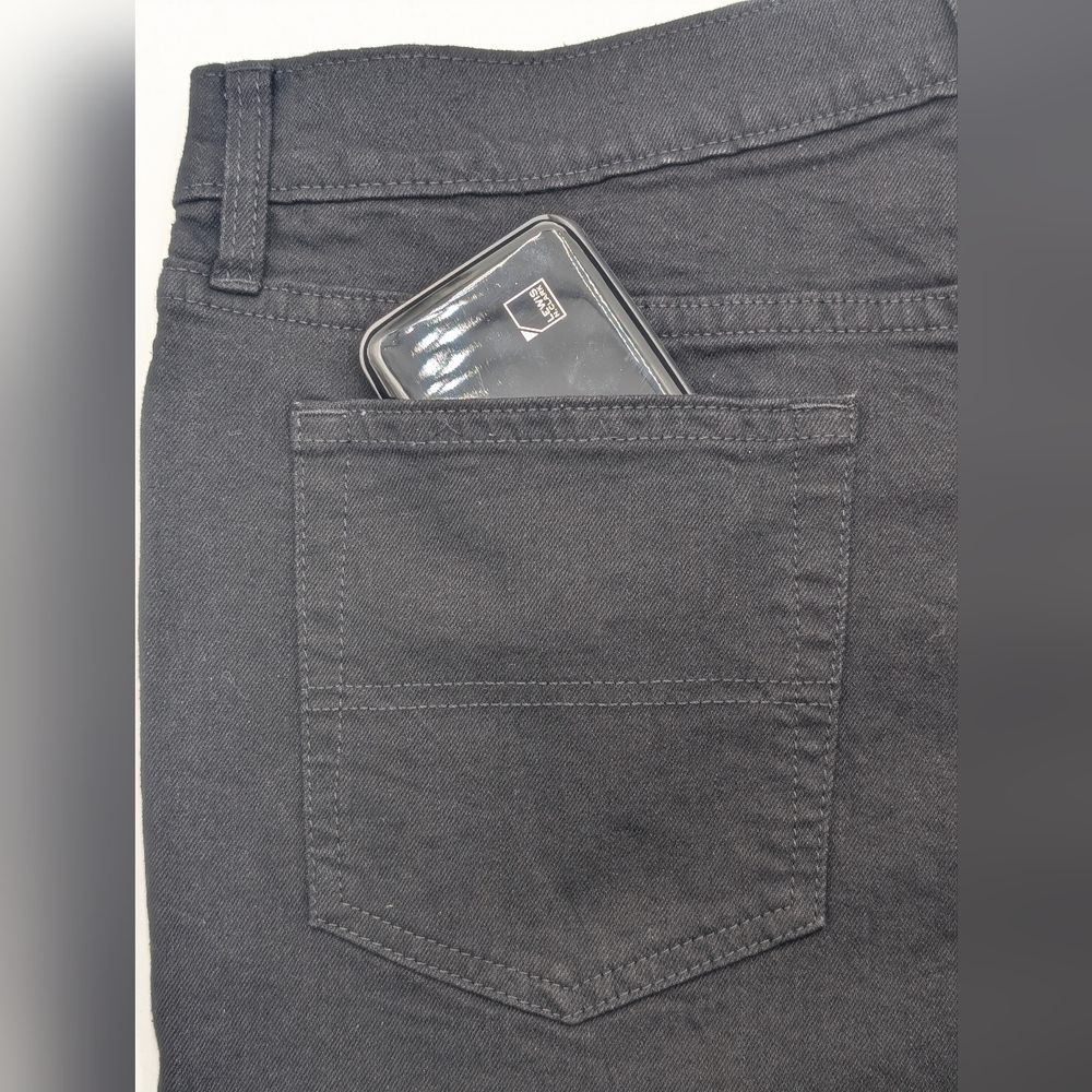 NWT Member's Mark Size 36x30 Men's Black Jeans 98% Cotton 2% Spandex - Picture 6 of 16